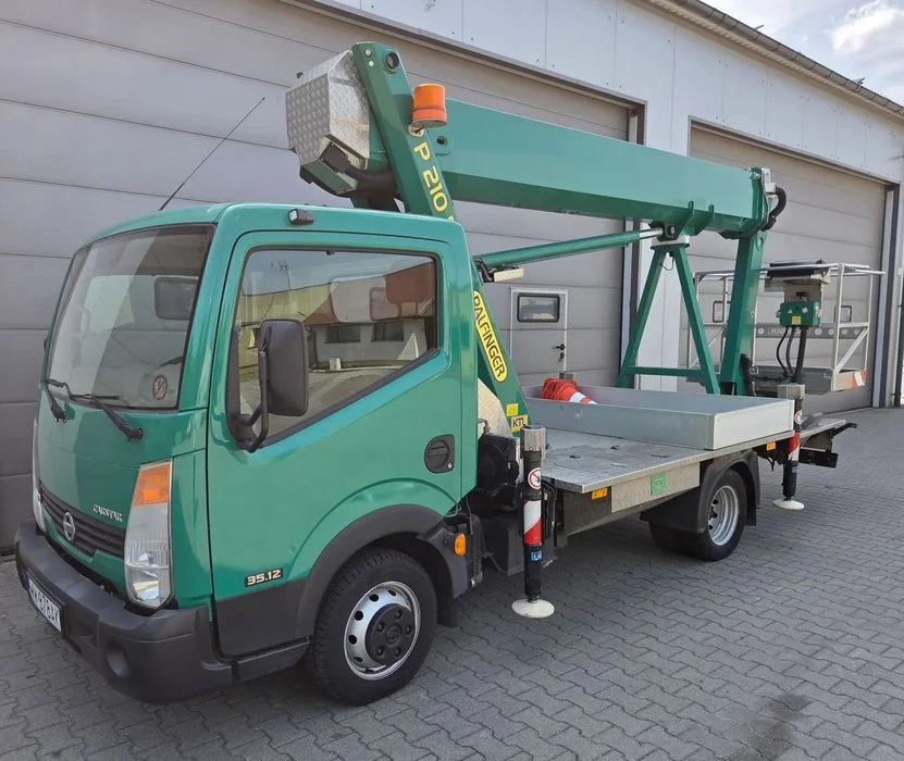 Nissan Cabstar - 21 m PALFINGER P210BK Podnośnik koszowy zwyżka Wumag Ruthmann Multitel 21 m PALFINGER P210BK Podnośnik koszowy zwyżka Wumag Ruthmann Multitel