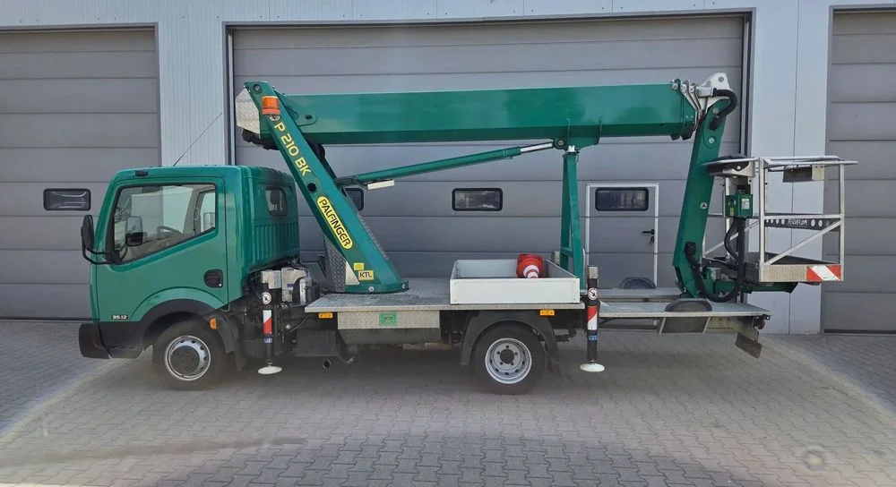 Nissan Cabstar - 21 m PALFINGER P210BK Podnośnik koszowy zwyżka Wumag Ruthmann Multitel 21 m PALFINGER P210BK Podnośnik koszowy zwyżka Wumag Ruthmann Multitel – zdjęcie 2
