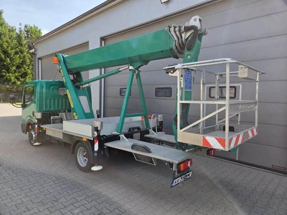 Nissan Cabstar - 21 m PALFINGER P210BK Podnośnik koszowy zwyżka Wumag Ruthmann Multitel 21 m PALFINGER P210BK Podnośnik koszowy zwyżka Wumag Ruthmann Multitel – zdjęcie 3