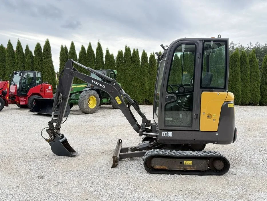 Volvo EC18D EC 18 D / Z NIEMIEC / PIĘKNA / POWERTILT / 2017 ROK / ORYGINAŁ / 15 16 17 20 22 301.6 301.8 VIO PC KX 018 19C 16C 18-3 Minikoparka JCB Bobcat Kubota Yanmar Komatsu CAT Hitachi