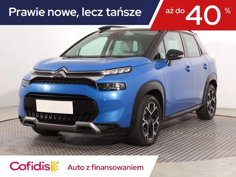 Citroën C3 Aircross 1.2 PureTech, Salon Polska, Serwis ASO, Automat, Skóra, Navi,