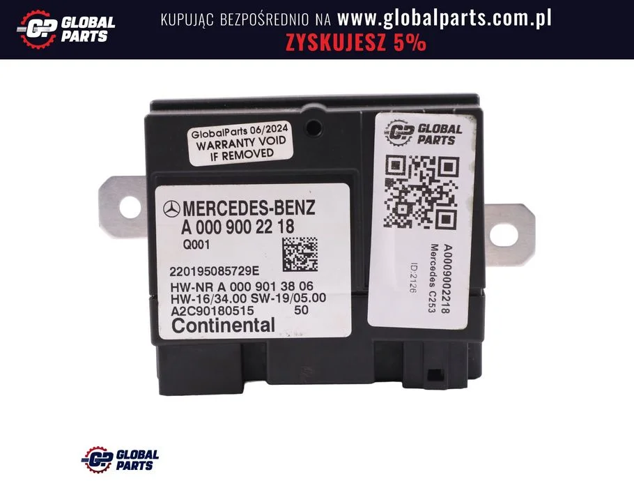 Mercedes C253 Moduł Sterownik Pompy Paliwa ECU