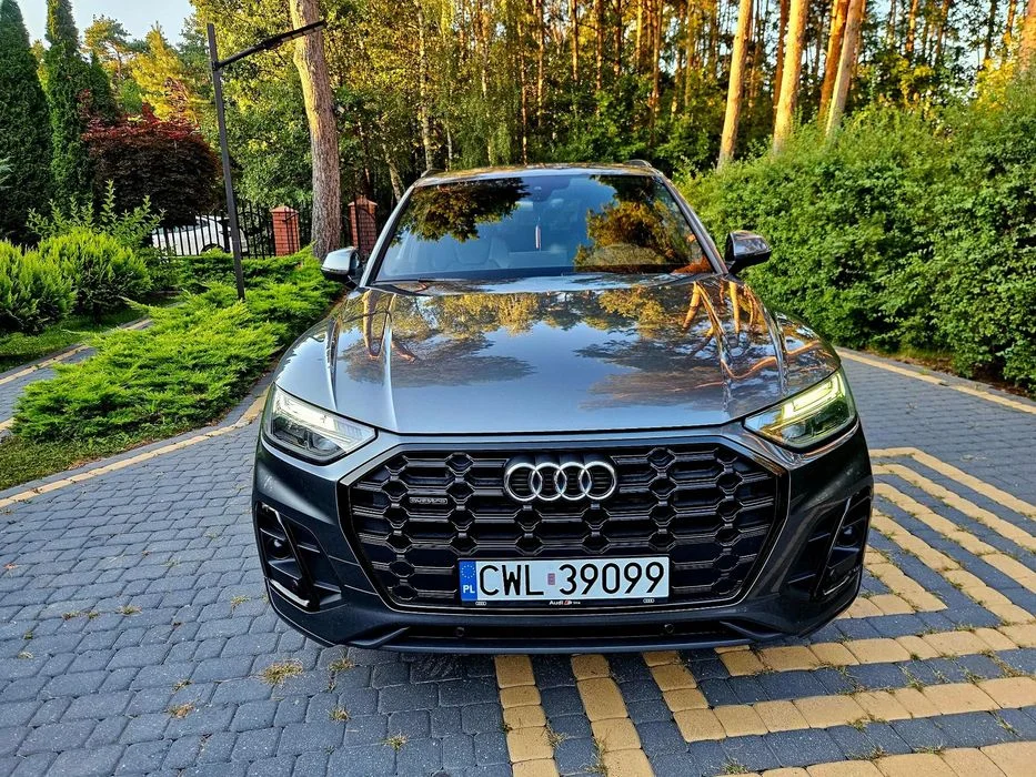 Audi Q5 Bezwypadkowe, 2x s-line, Black Optics Package,Daytona Grey – zdjęcie 3