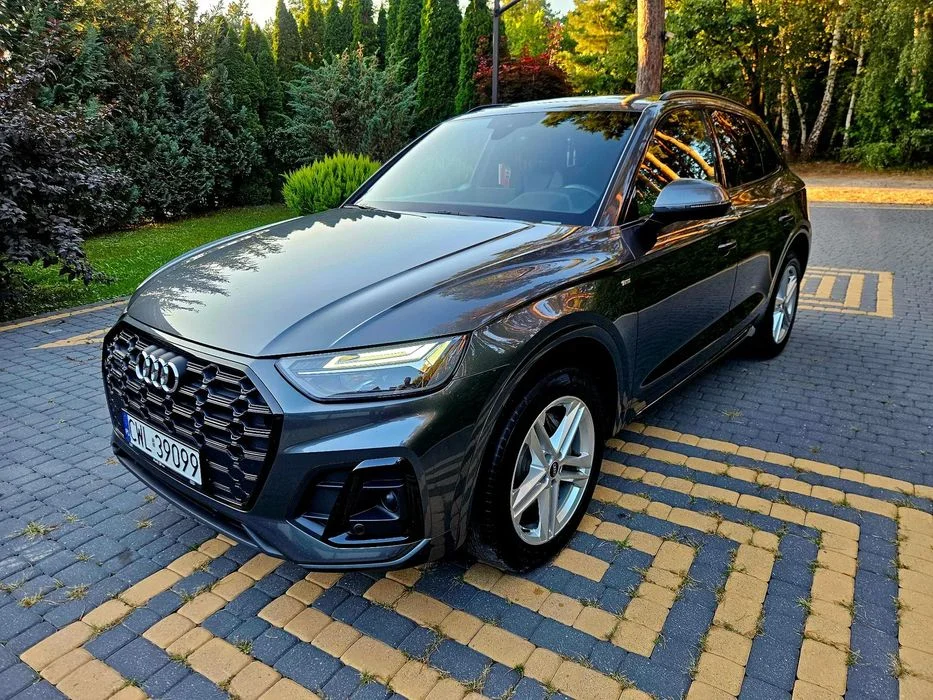 Audi Q5 Bezwypadkowe, 2x s-line, Black Optics Package,Daytona Grey