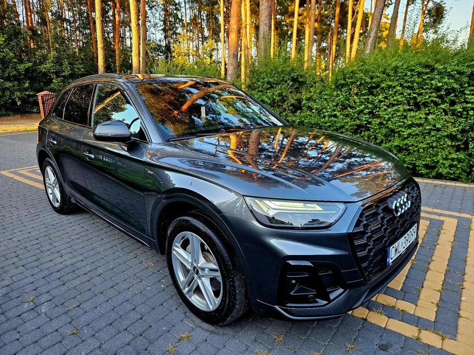Audi Q5 Bezwypadkowe, 2x s-line, Black Optics Package,Daytona Grey – zdjęcie 4