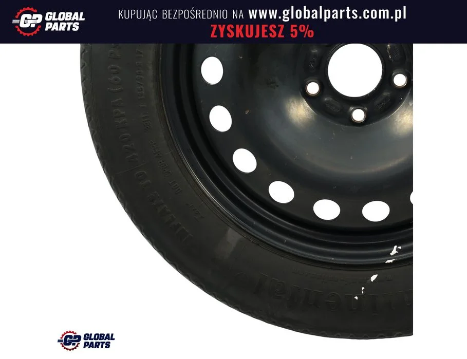 Ford Kuga Mk1 Felga Stalowa Zapasowa 17" 4B ET:25 Opona 135/90 R17 – zdjęcie 5