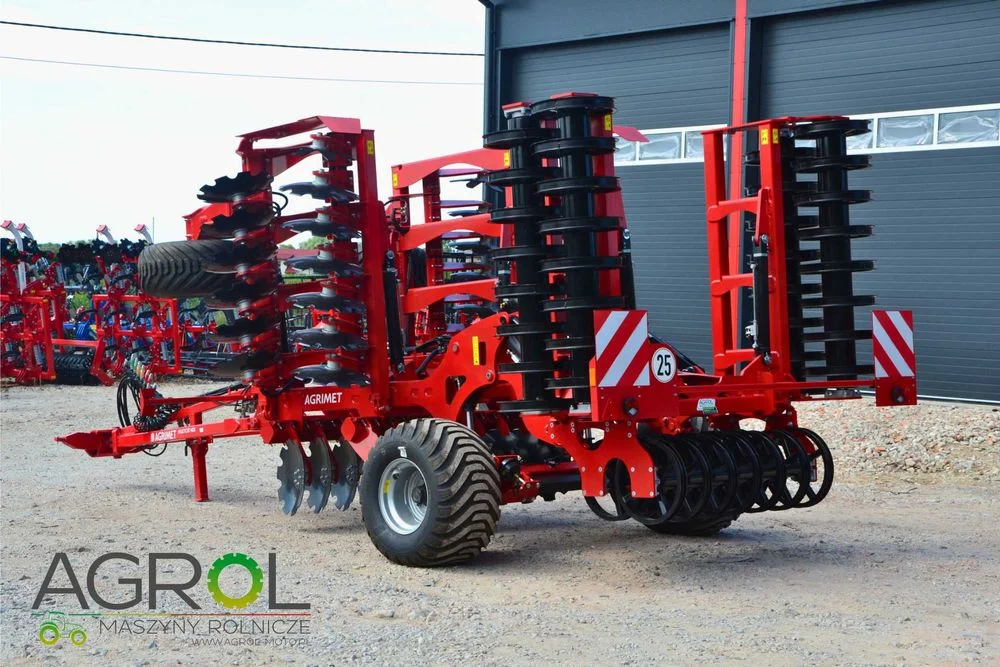Brona talerzowa ciągana AGRIMET MULTICAT 5m Rolmako U652 4 6 8m – zdjęcie 2
