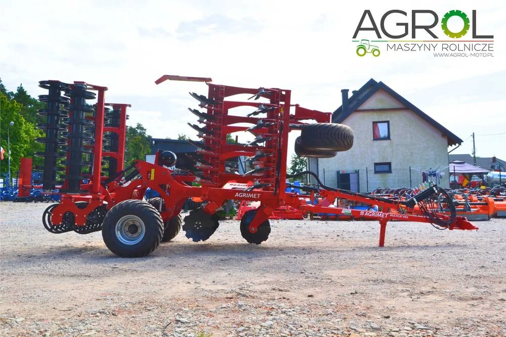 Brona talerzowa ciągana AGRIMET MULTICAT 5m Rolmako U652 4 6 8m – zdjęcie 4