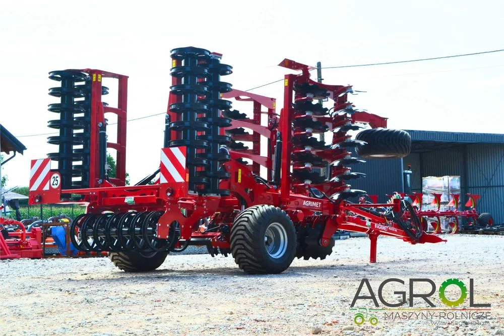 Brona talerzowa ciągana AGRIMET MULTICAT 5m Rolmako U652 4 6 8m – zdjęcie 3