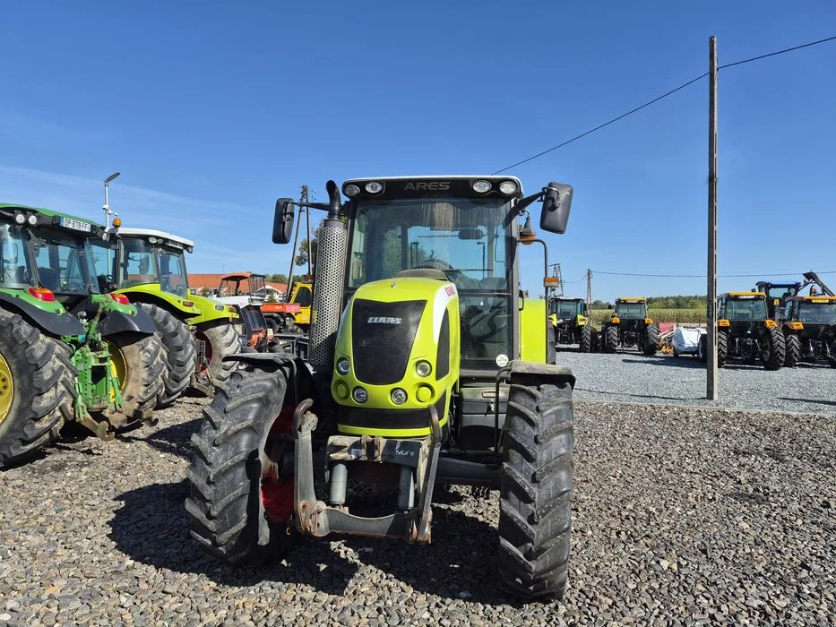 Claas Ares 557 ATX 104 KM John Deere Quadrishift 4x4 Klimatyzacja Rewers WOM 540 1000 TUZ Sprowadzony Francja Dokumenty Leasing Transport Tur możliwy – zdjęcie 2