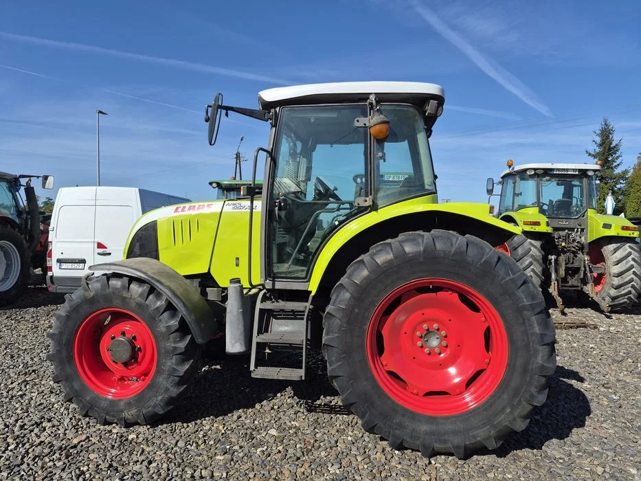 Claas Ares 557 ATX 104 KM John Deere Quadrishift 4x4 Klimatyzacja Rewers WOM 540 1000 TUZ Sprowadzony Francja Dokumenty Leasing Transport Tur możliwy – zdjęcie 3