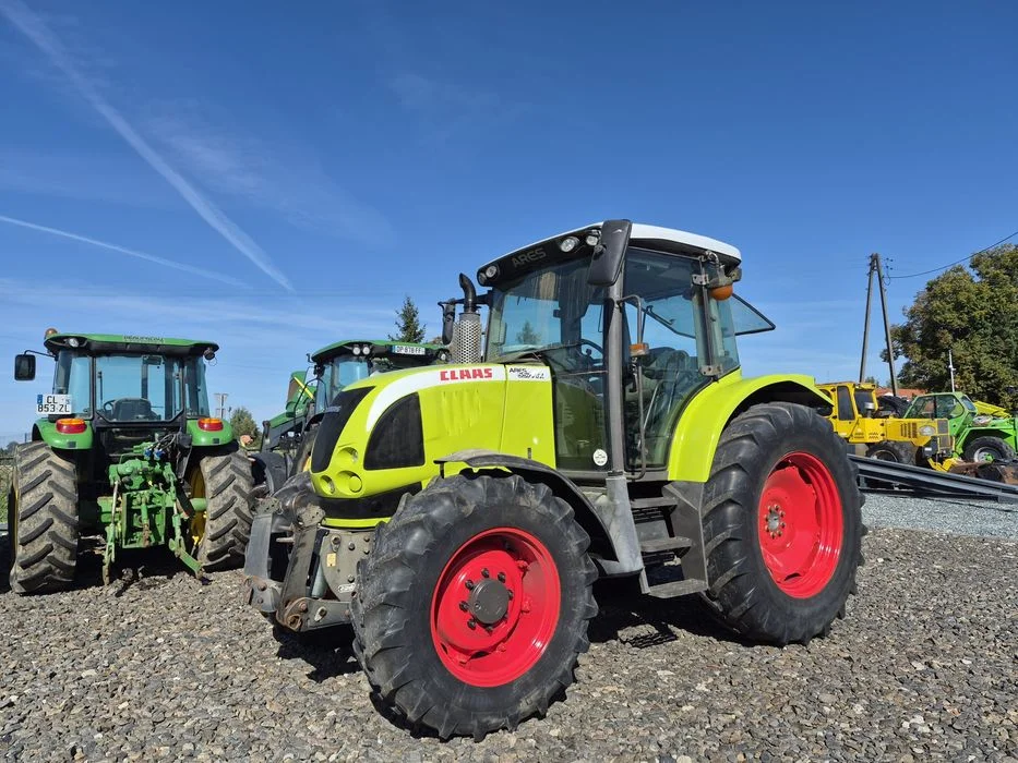 Claas Ares 557 ATX 104 KM John Deere Quadrishift 4x4 Klimatyzacja Rewers WOM 540 1000 TUZ Sprowadzony Francja Dokumenty Leasing Transport Tur możliwy – zdjęcie 7