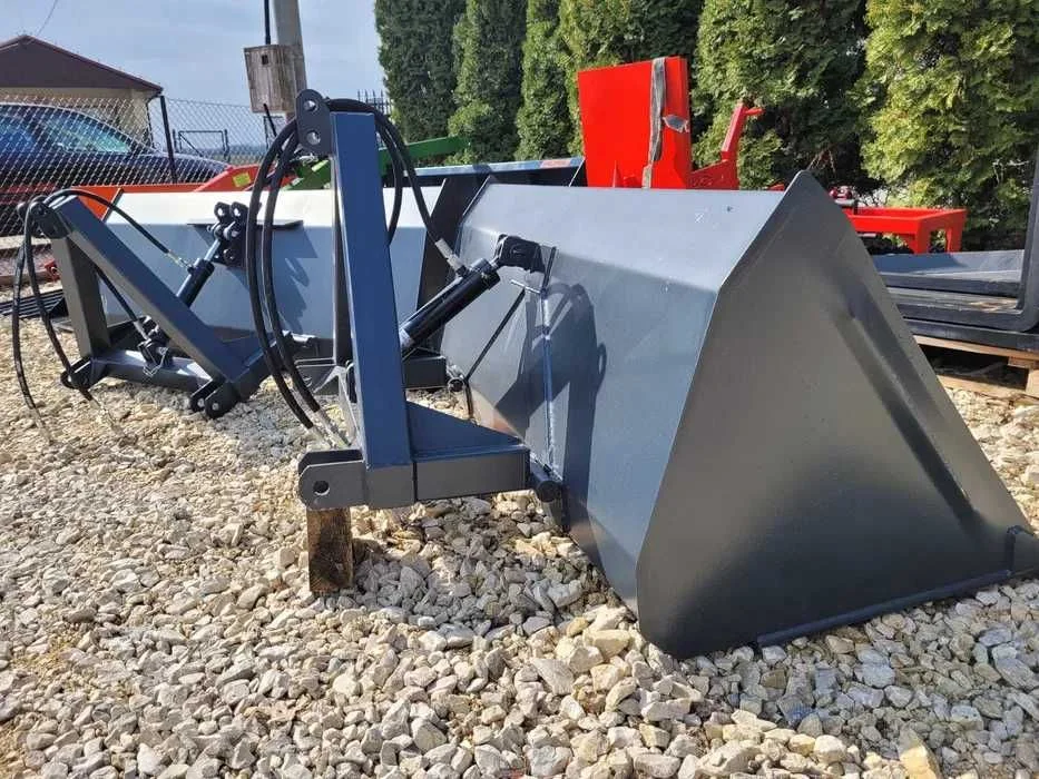 Łyżka/ łycha na tył ciągnika/ przedni TUZ z KIPREM HYDRAULICZNYM dowóz – zdjęcie 3