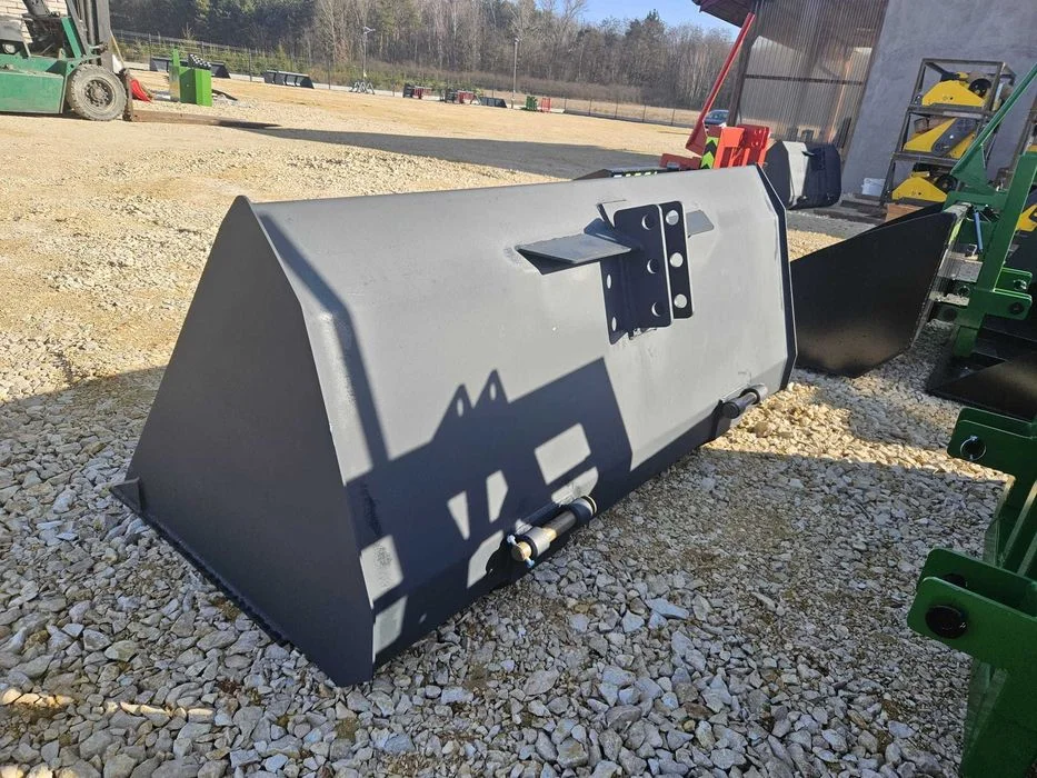 Łyżka/ łycha na tył ciągnika/ przedni TUZ z KIPREM HYDRAULICZNYM dowóz – zdjęcie 6