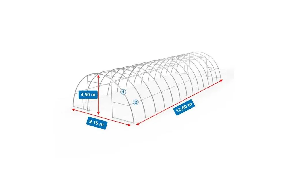 Hala Namiotowa Łukowa, Tunel, Namiot 9,15x12m. Całoroczna! na baloty – zdjęcie 4