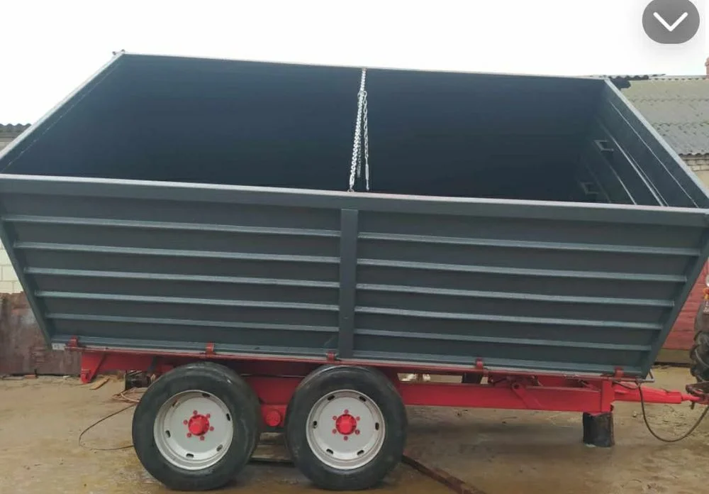Przyczepa rolnicza tandem wywrotka 12 ton wywot trzystrony skorupa – zdjęcie 5