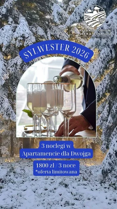Sylwester we Dwoje w Górach! Romantyczny Nocleg z Jacuzzi i Sauną na Wyłączność. Wolne Terminy, Prywatne SPA dla Par, Góry, Nowy Rok, Promocja