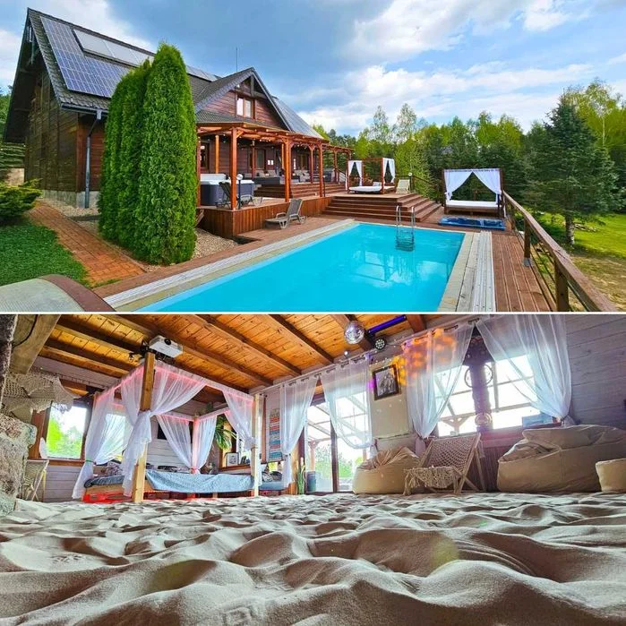 Willa z Basenem – Podlasie – Jacuzzi Sauna – wynajem 6 os