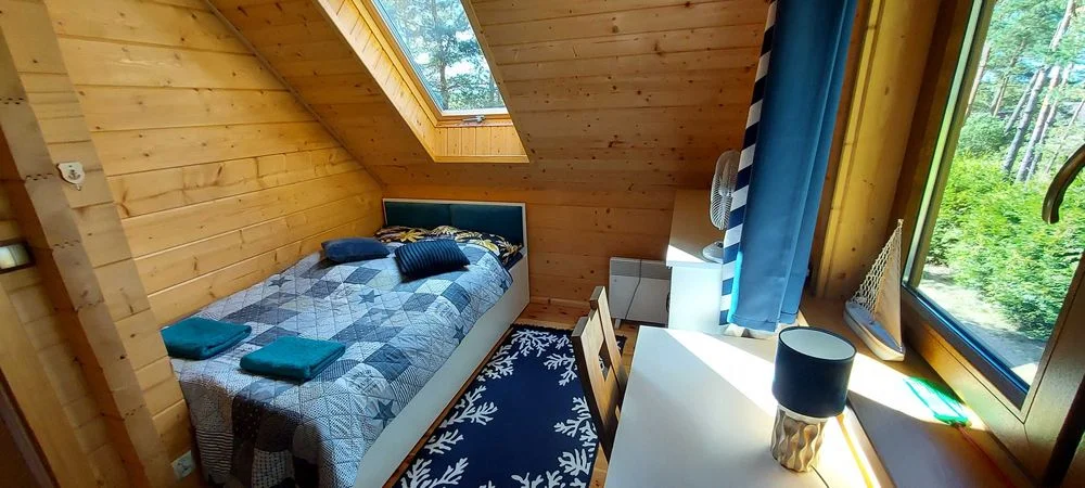Domek Mazury,jezioro Wersminia 8os na wyłączność, SUP, plac zabaw,plaża,ryby – zdjęcie 7