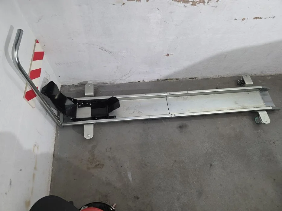 Platforma najazdowa transportowa do motocykla aluminiowa