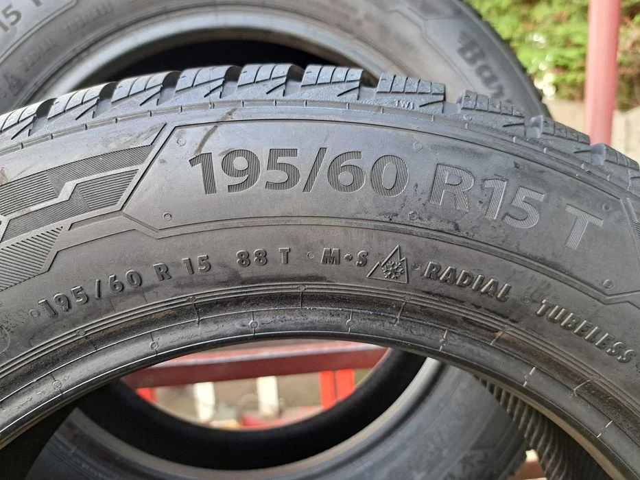 4 Opony zimowe 195/60 R15 Barum Montaż i wyważanie Gratis! – zdjęcie 4