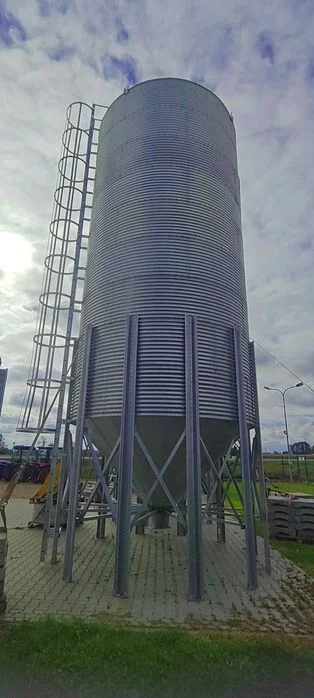 SILOS zbożowy ocynkowany 92 m3 ocynk 600g/m2 z blachy falistej NOWY średnica 3,65m wysokość 10,76m – zdjęcie 2