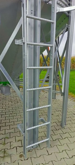 SILOS zbożowy ocynkowany 92 m3 ocynk 600g/m2 z blachy falistej NOWY średnica 3,65m wysokość 10,76m – zdjęcie 4
