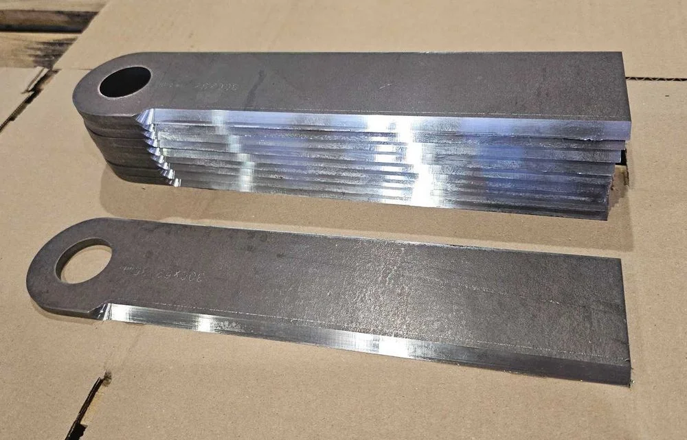 Nóż przystawki 300x62x6 ∅30mm, cały z Hardox 500 – zdjęcie 5