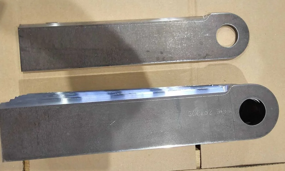 Nóż przystawki 300x62x6 ∅30mm, cały z Hardox 500 – zdjęcie 7