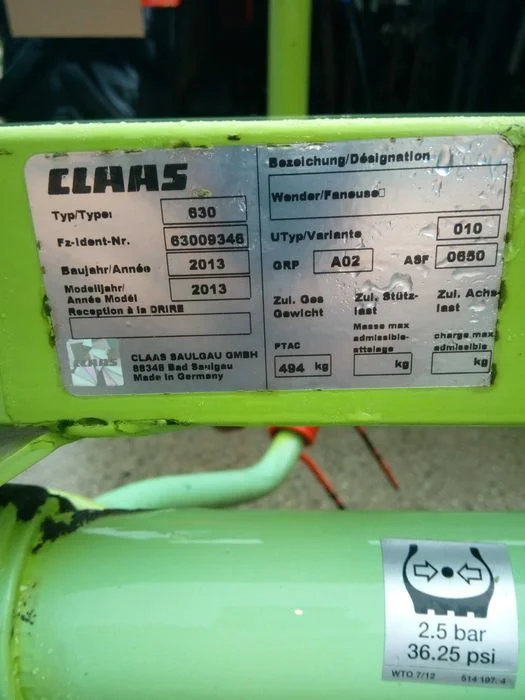 Przetrząsarka Claas Volto 52 – zdjęcie 3