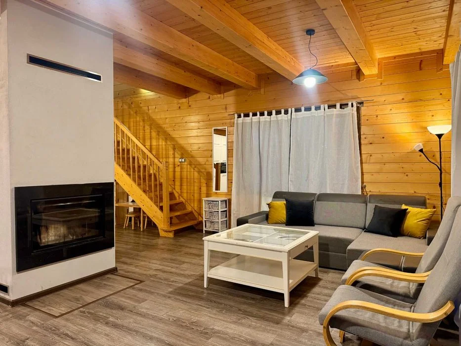 Nowoczesny Domek w Górskim Otoczeniu – Weekend marzeń-120 zł osoba, domki nad jeziorem na imprezy panieńskie i kawalerskie z jacuzzi i balią – zdjęcie 9