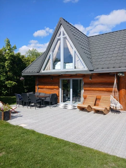 Dom na Mazurach z atrakcjami sauna balia jacuzzi LAST MINUTE tylko we wrześniu trzecia doba 1 zl