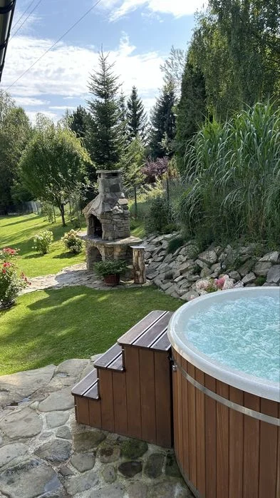 Domek w górach z jacuzzi na wyłączność, jeden na posesji,balia, Beskidy, Tatry, Babia Góra, noclegi