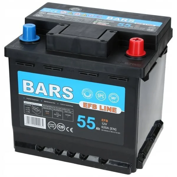 Akumulator Bars EFB LINE 12V 55Ah 620A L1 Start-Stop P - 13 kg – zdjęcie 5