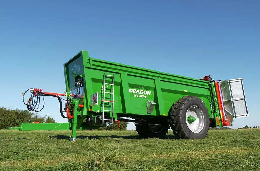Rozrzutnik obornika N150S/6 DRAGON 14 ton z dyszlem hydraulicznym! – zdjęcie 5
