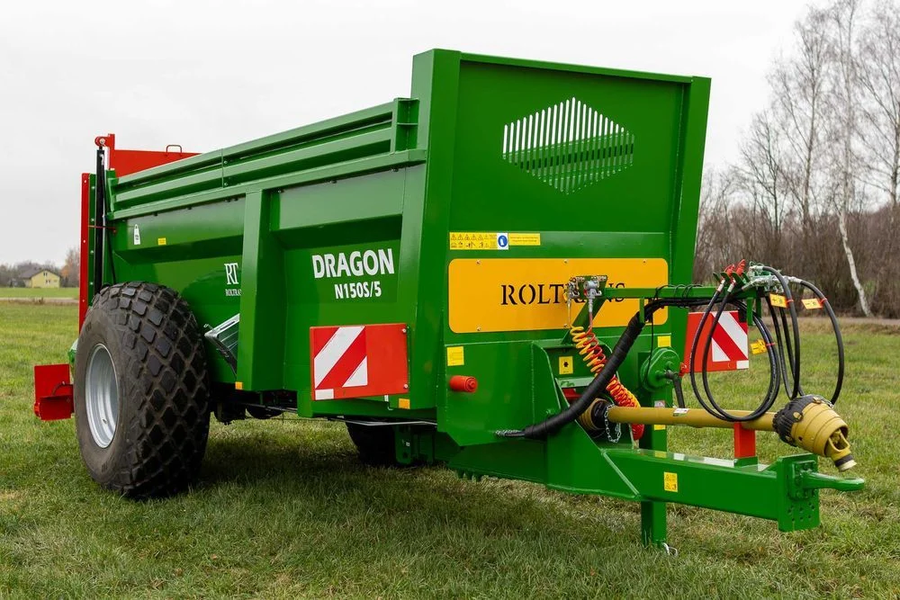 Rozrzutnik obornika N150S/5 DRAGON 10 ton - prosto od producenta! – zdjęcie 2