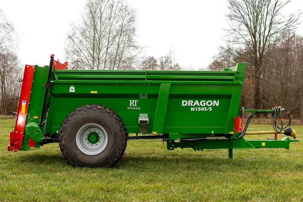 Rozrzutnik obornika N150S/5 DRAGON 10 ton - prosto od producenta! – zdjęcie 4