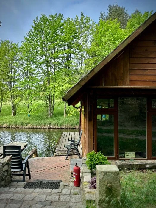 domek nad jeziorem w lesie, cisza, urlop. sauna, łowisko, grzyby, – zdjęcie 11