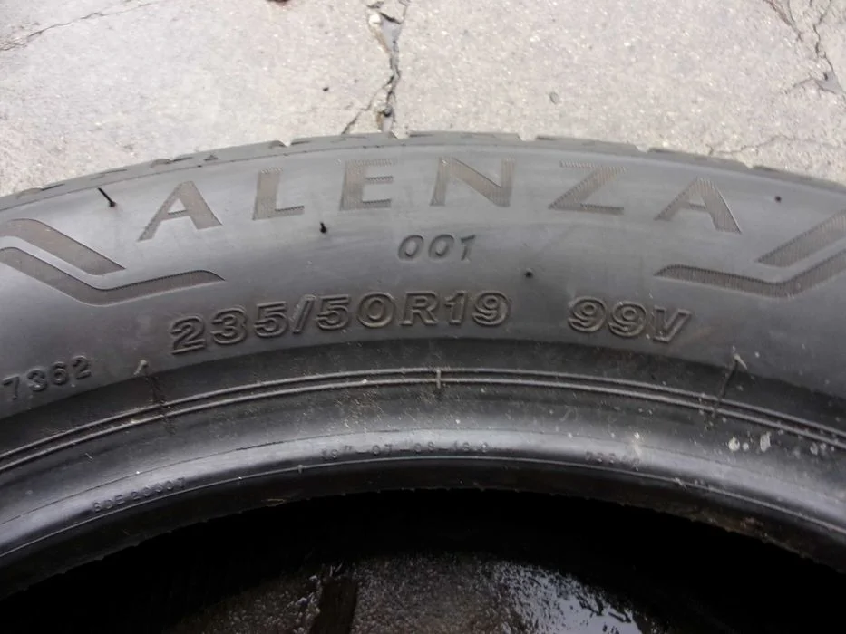 Bridgestone Alenza 001 235/50/19 99V jak nowa z 2019r – zdjęcie 4