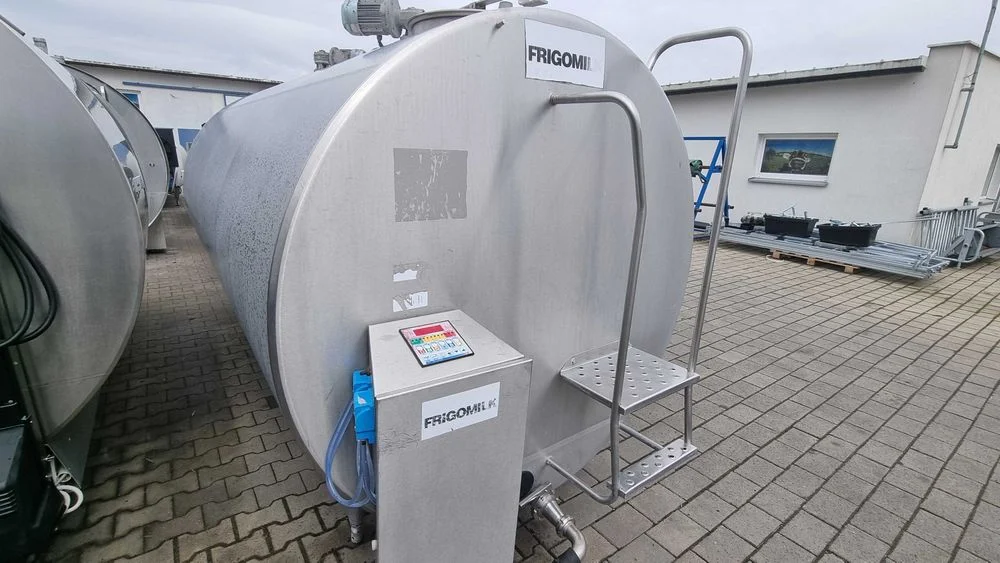 Schładzalnik zbiornik chłodnia beczka tank do mleka 6000 litrów Frigomilk IDEALNY 2014r rymek.com.pl