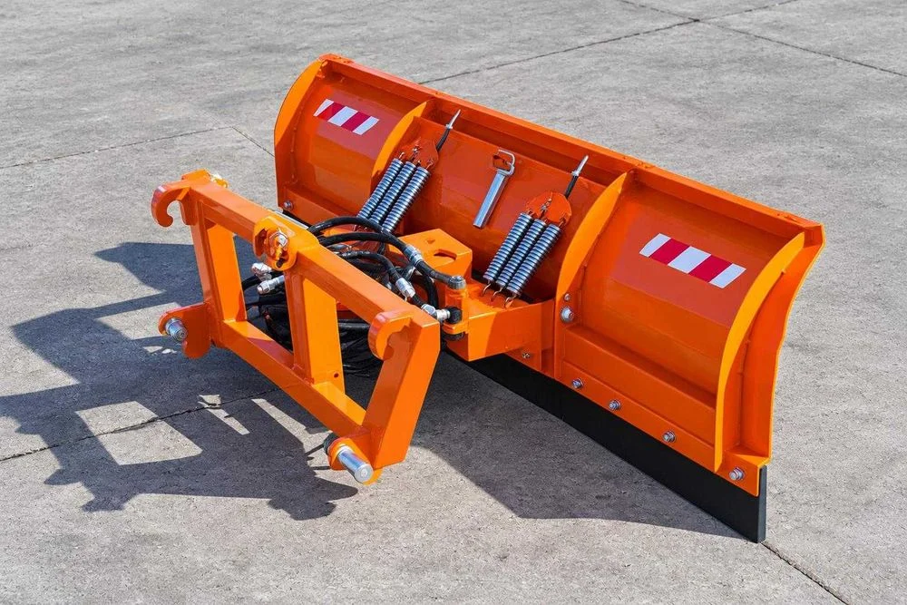 Solidny Pług do Odśnieżania z Hydrauliką i Sprężynami – Mocowanie Euro + TUZ – Dowóz w Całym Kraju – zdjęcie 2