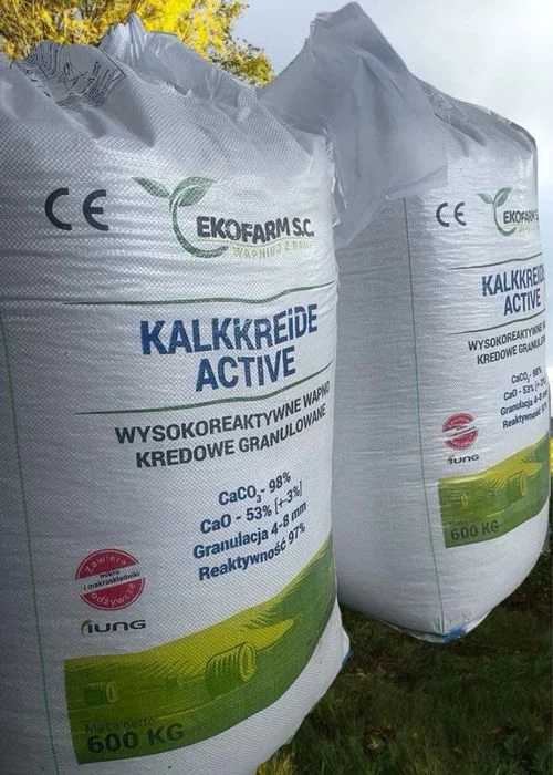 Wapno Kreda 98%, I Wapno Magnezowe granulowane, Czarna kreda humus – zdjęcie 4