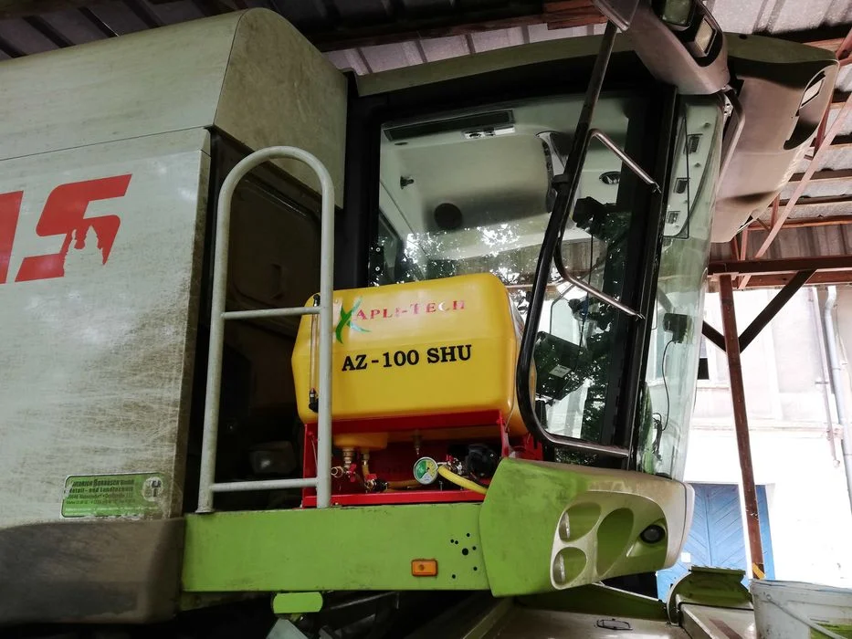 Zaprawiarka do nasion na przenośnik Apli-Tech Az-100 SHU Double Jet 12/230V CE oryginał nowa z atestem na dofinansowanie 2 dysze zaprawiające – zdjęcie 5