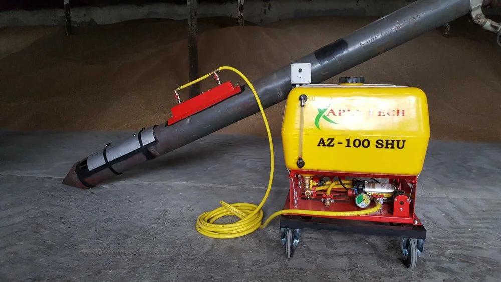 Zaprawiarka do nasion na przenośnik Apli-Tech Az-100 SHU Double Jet 12/230V CE oryginał nowa z atestem na dofinansowanie 2 dysze zaprawiające – zdjęcie 4