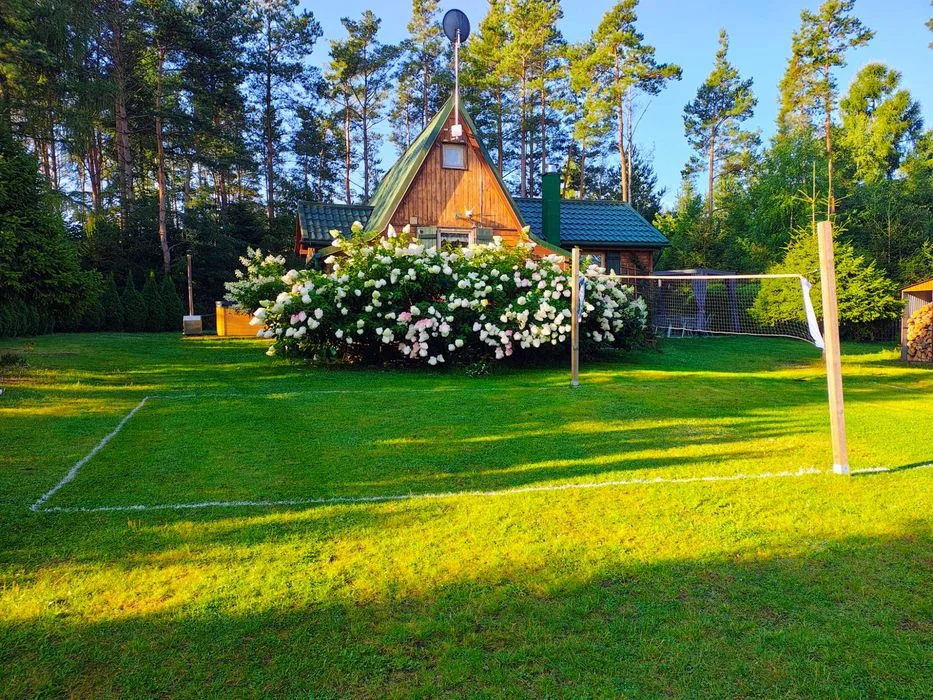 Domek na Kaszubach - Balia, kominek, plac zabaw, boisko, jeziora, lasy