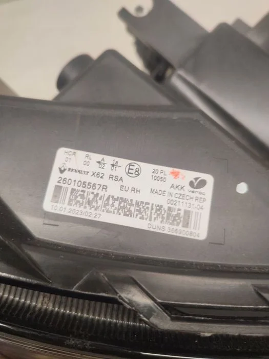 renault master iv lampa zw z led prawy przód 260105567r – zdjęcie 8