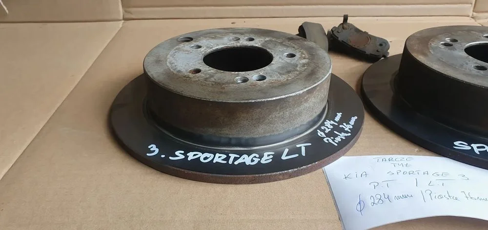 Tarcze hamulcowe tył tylne 284mm Kia Sportage III – zdjęcie 4