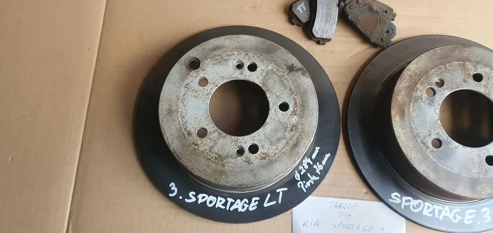 Tarcze hamulcowe tył tylne 284mm Kia Sportage III – zdjęcie 2