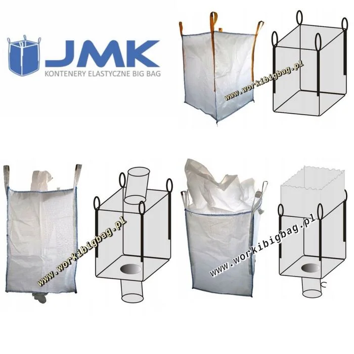 Worki big bag bagi 500kg 750kg 1000kg bigbag hurt I detal Wysyłka – zdjęcie 2