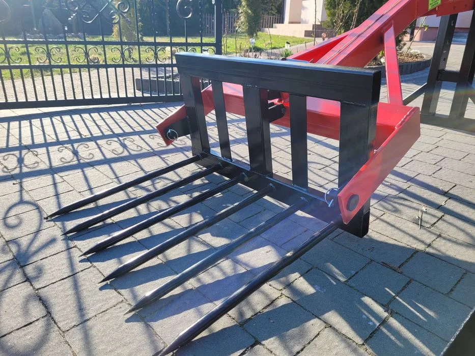 Ładowacz na tył ciągnika z kiprem Łyżka do ziemi/ widły do obornika – zdjęcie 8